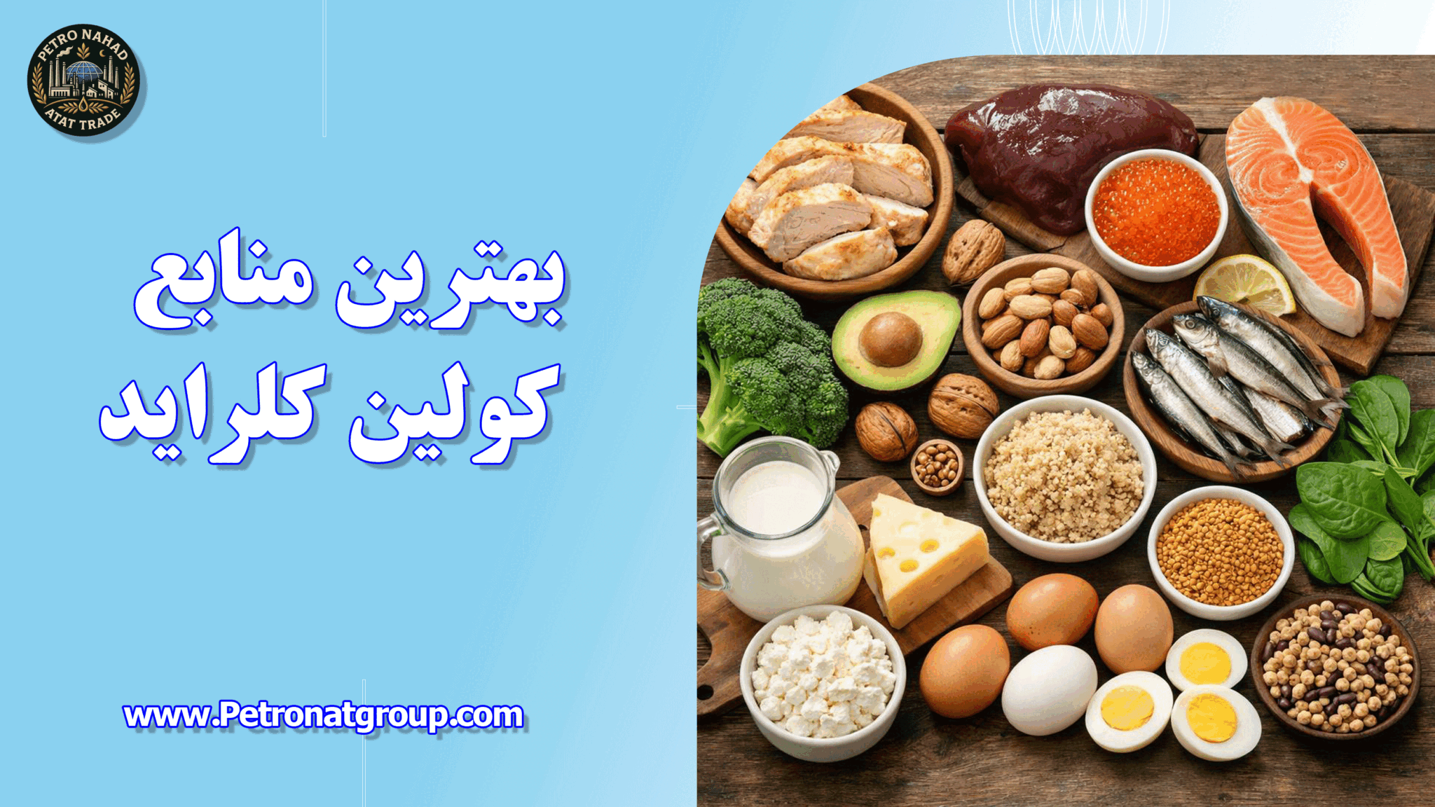 بهترین منابع کولین کلراید